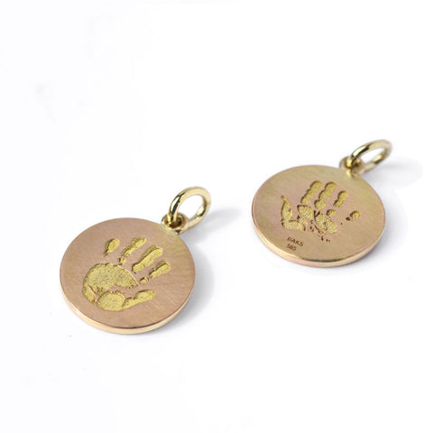 haandaftryk babyaftryk guld